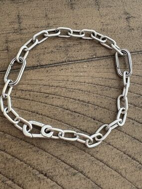 Pandora Sterling Silver Small Link Chain Bracelet - 7.9”